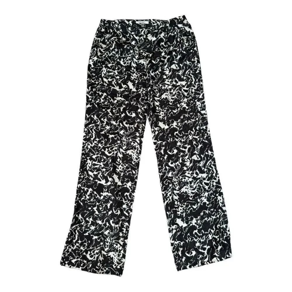 DKNYC silky trousers women’s pants size 8 straight leg
